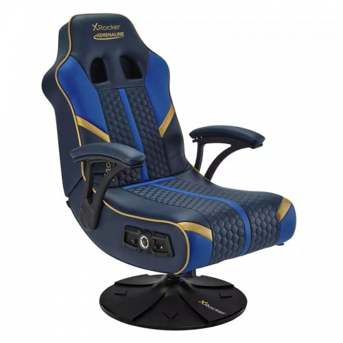 x rocker rogue 2.1 stereo audio gaming chair with subwoofer